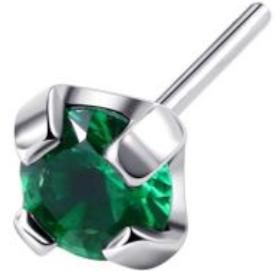 Threadless Prong Set CZ