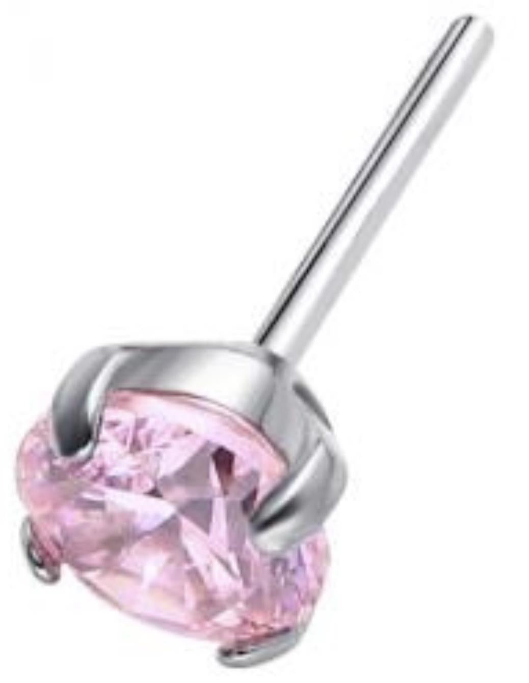 Threadless Prong Set CZ