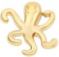 Internally Threaded 14K Gold Octopus