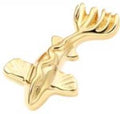 Internally Threaded 14K Gold Koi