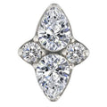 Pear and Round CZ Pair