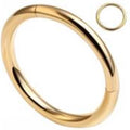 14K Gold Basic Hinge Ring