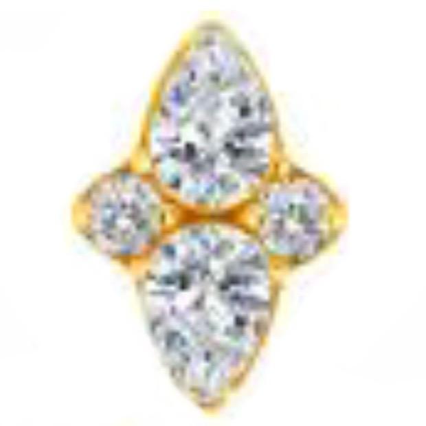 Pear and Round CZ Pair