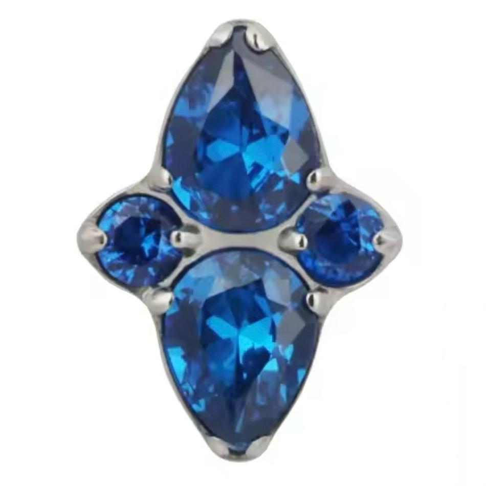Pear and Round CZ Pair