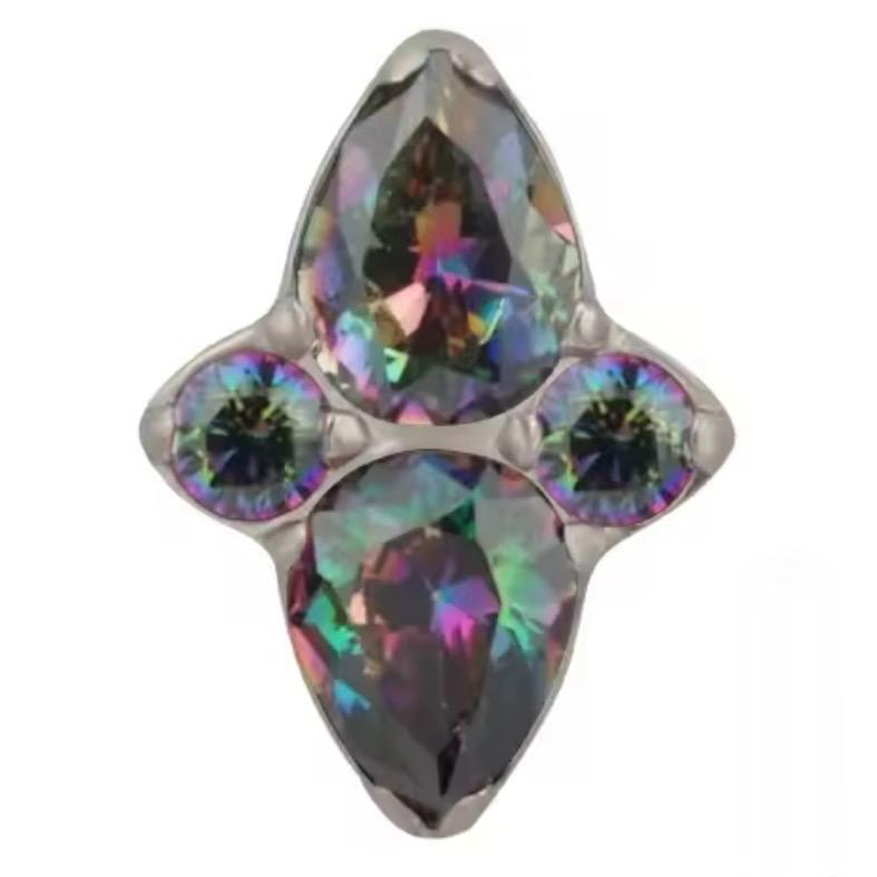 Pear and Round CZ Pair