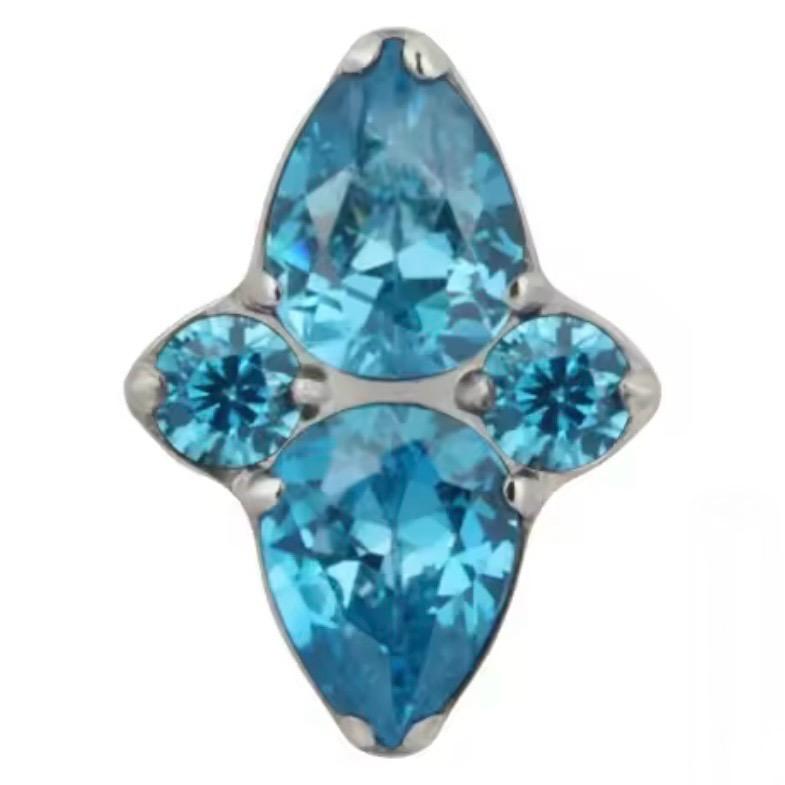 Pear and Round CZ Pair