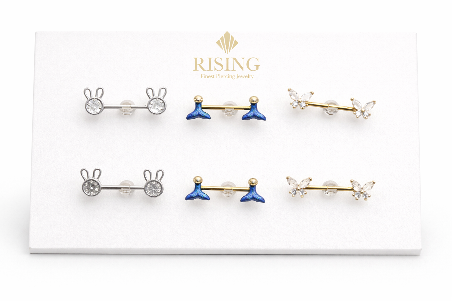 6 Piece Jewelry Display with Clips