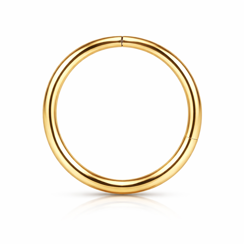 14K Gold Basic Hinge Ring