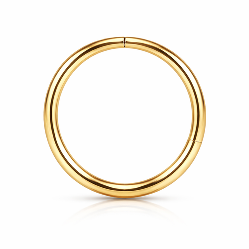 14K Gold Basic Hinge Ring