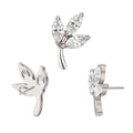 Threadless Marquise CZ Leaf